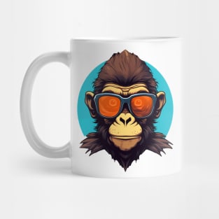 In a world full of humans, be a monkey Mug